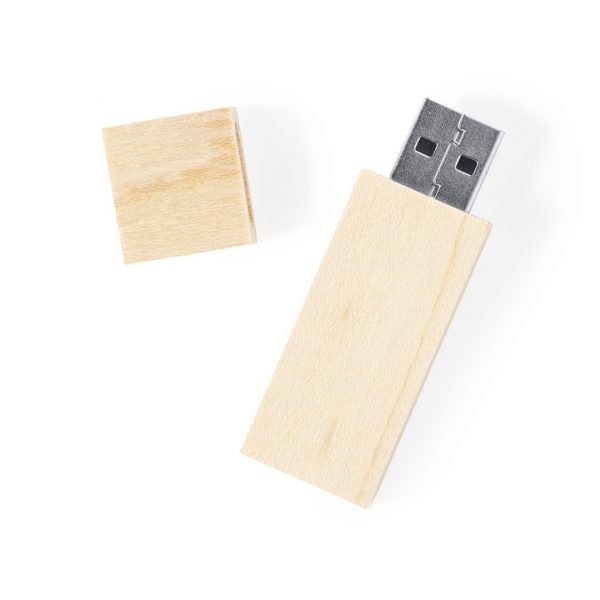 Memoria USB Pendrive de madera 16GB, Ref: 1307