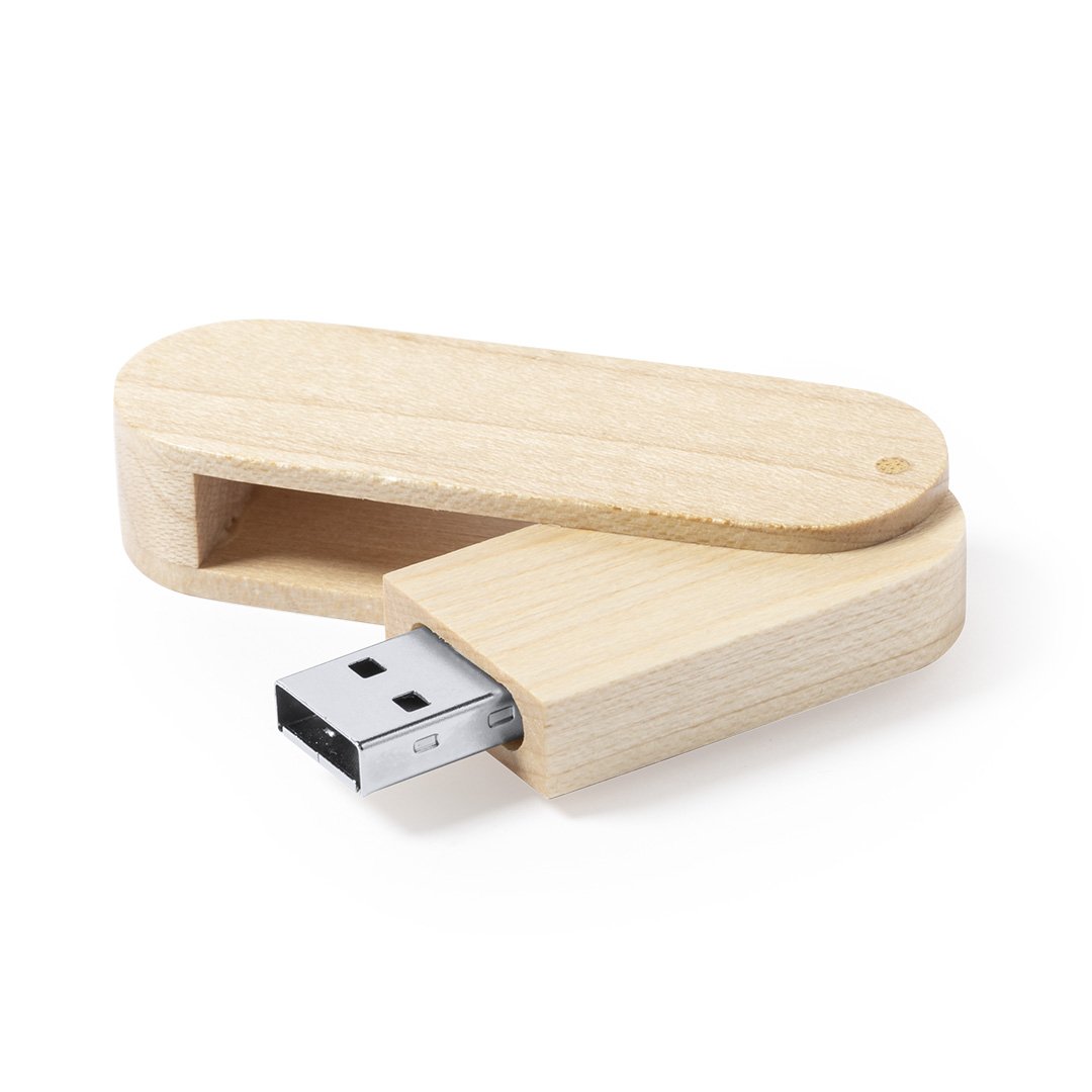 Memoria USB Pendrive de madera plegable 16GB, Ref: 1308 - Imagen 3
