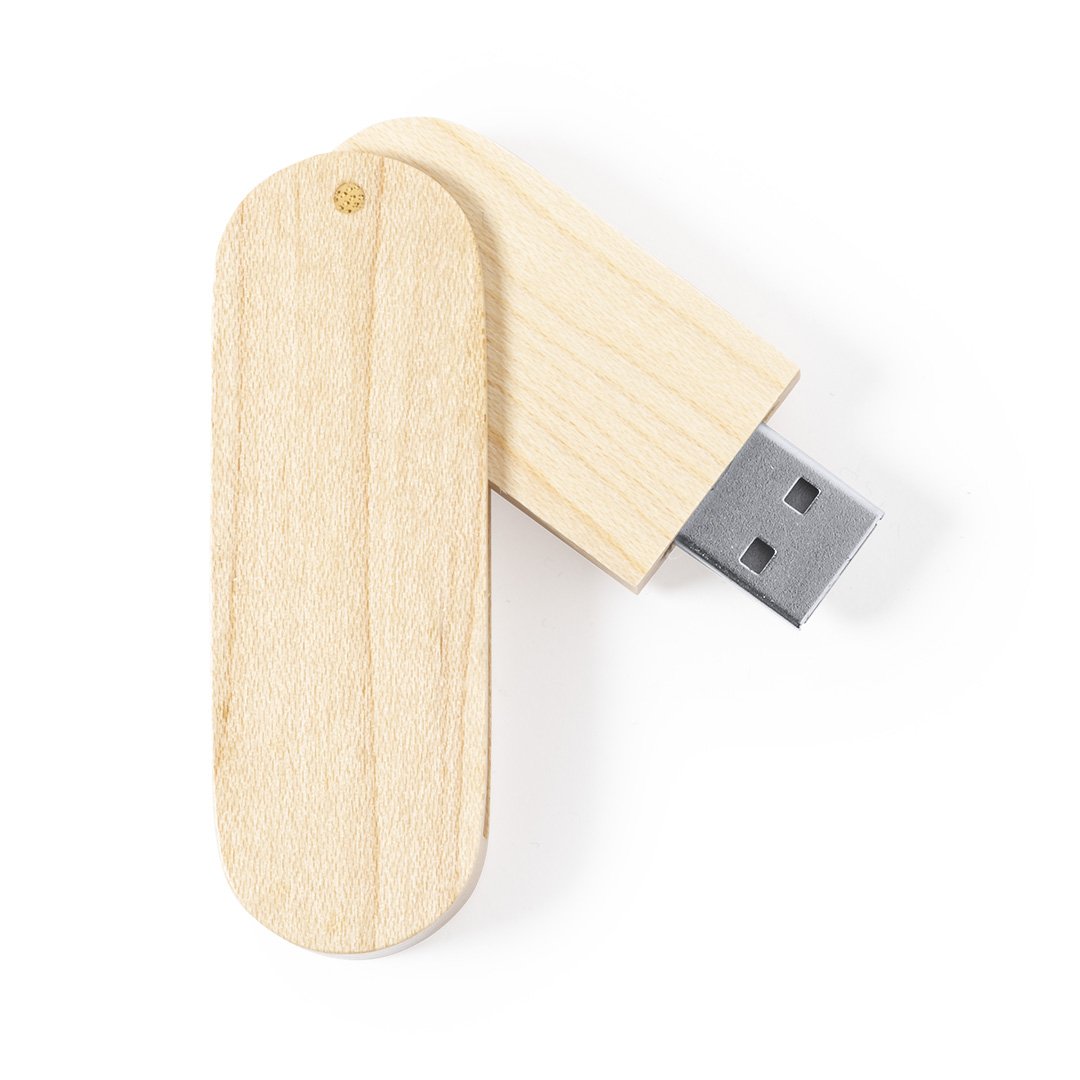 Memoria USB Pendrive de madera plegable 16GB, Ref: 1308 - Imagen 2