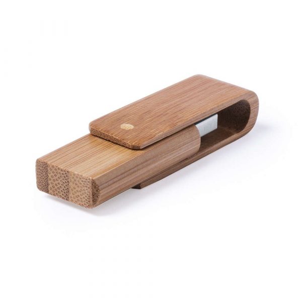 Memoria USB Pendrive de bambú 16GB, ref: 6125 - Imagen 2