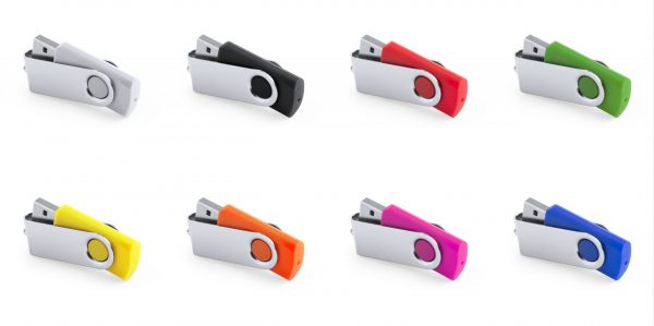 Memoria USB pendrive colores con carcasa metal 16GB, Ref.: 5071 - Imagen 2