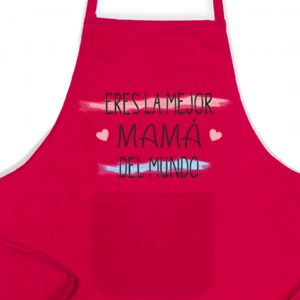 Delantal, Día de la Madre, eres la mejor mamá del mundo