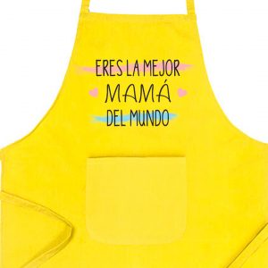Delantal, Día de la Madre, eres la mejor mamá del mundo