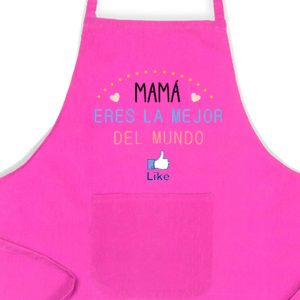 Delantal, Día de la Madre, eres la mejor del mundo