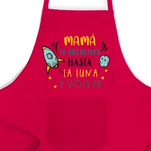Delantal, Día de la Madre, hasta la luna