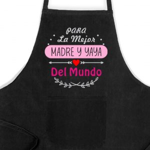 Delantal, Día de la Madre, la mejor madre y yaya