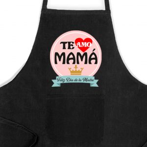 Delantal, Día de la Madre, te amo mamá