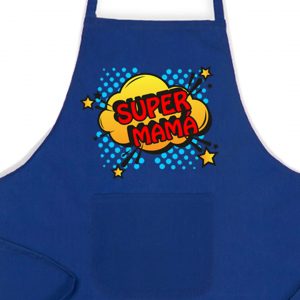 Delantal, Día de la Madre, súper mamá