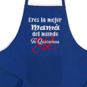 Delantal, Día de la Madre, eres la mejor mamá del mundo