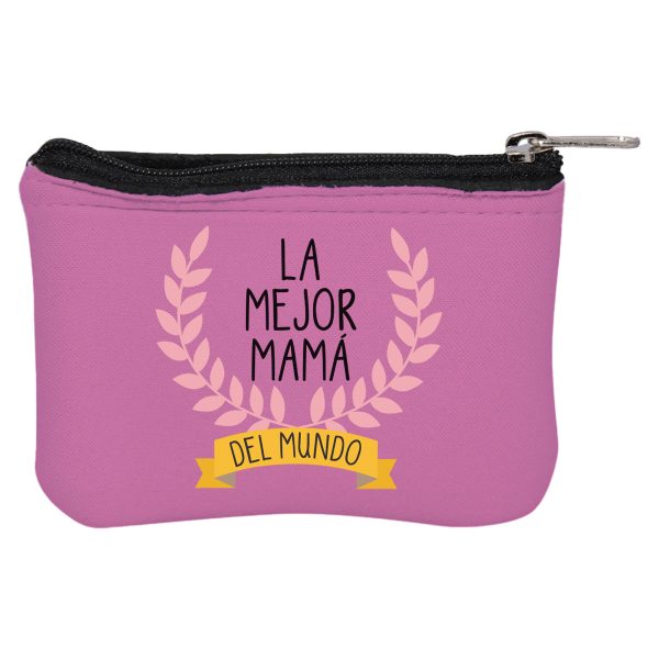 Monedero de neopreno, Día de la madre, la mejor mamá del mundo