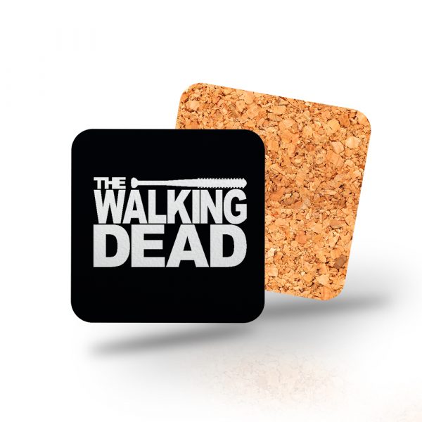 Posavasos de madera cuadrado, The Walking Dead