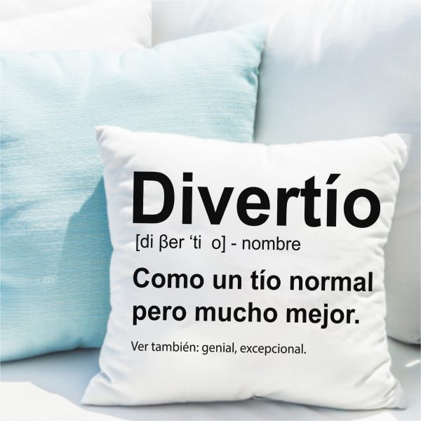 Cojín, para Tío, Divertío