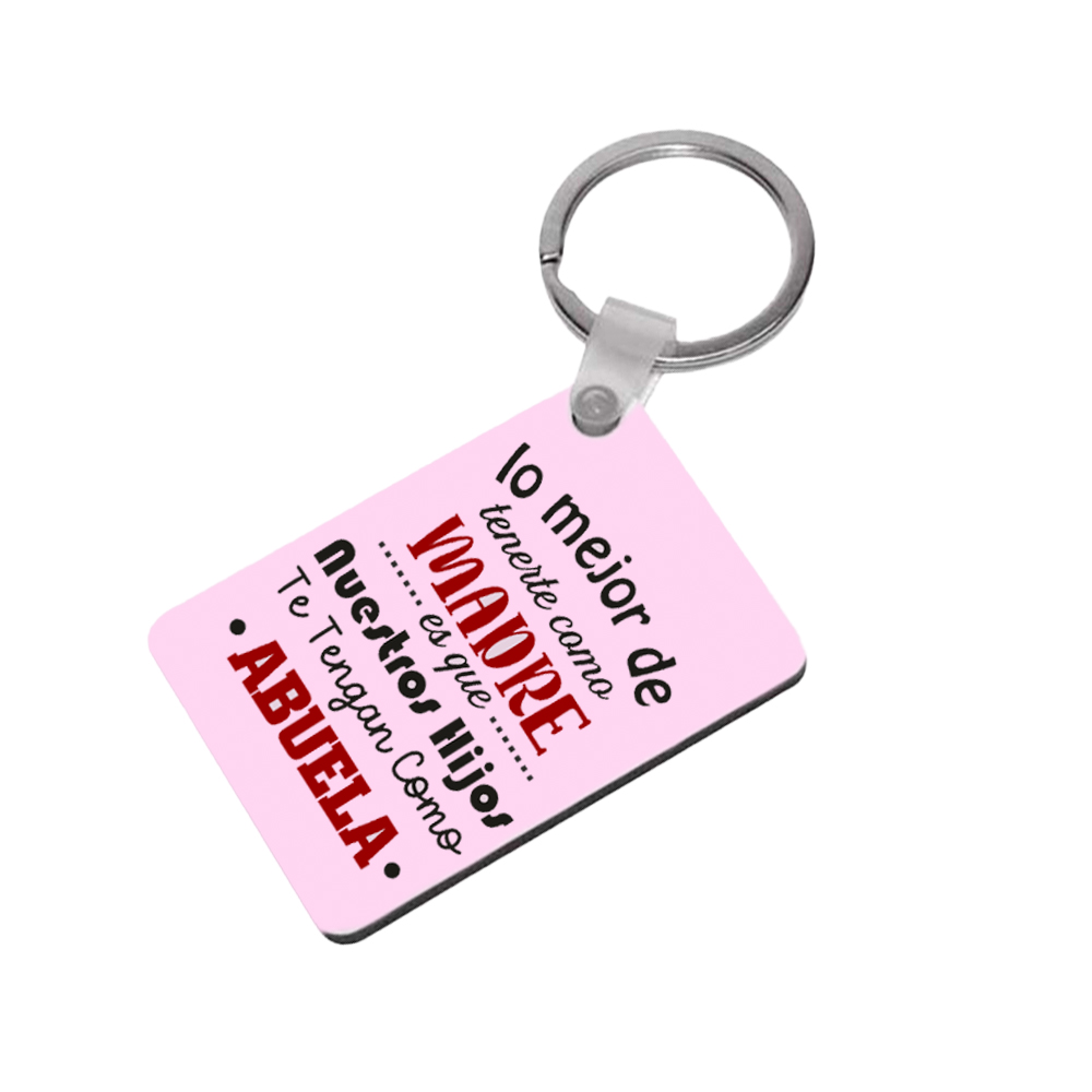 Llavero, Día de la madre, lo mejor de tenerte como madre es que nuestros hijos te tengan como Abuela