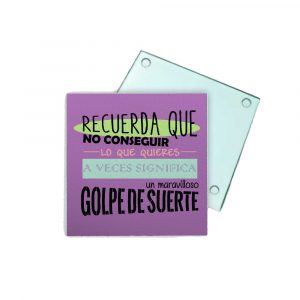 Posavasos de cristal, Golpe de suerte