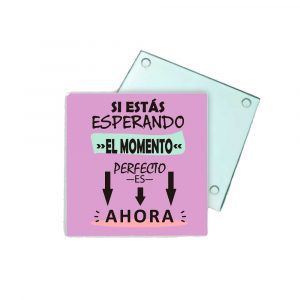 Posavasos de cristal, el momento perfecto es ahora