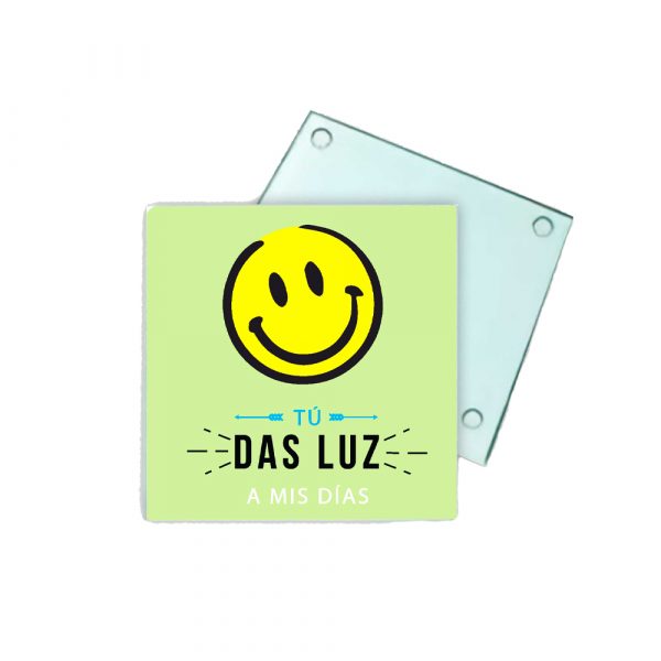 Posavasos de cristal, Das luz