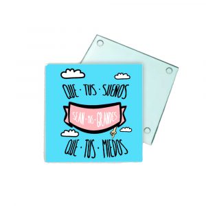 Posavasos de cristal, tus sueños