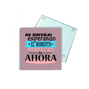 Posavasos de cristal, el momento perfecto es ahora