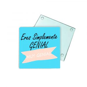 Posavasos de cristal, Genial