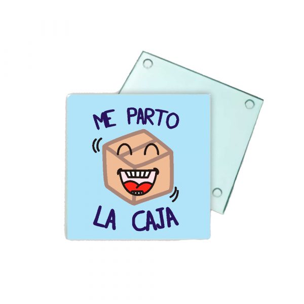Posavasos de cristal, me parto la caja