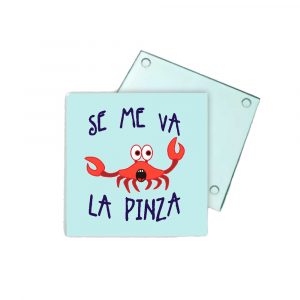 Posavasos de cristal, se me va la pinza