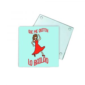 Posavasos de cristal, que me quiten lo bailao