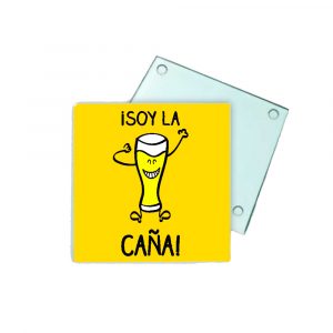 Posavasos de cristal, soy la caña