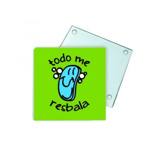 Posavasos de cristal, todo me resbala