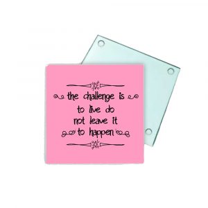 Posavasos de cristal, the challenge