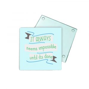 Posavasos de cristal, impossible