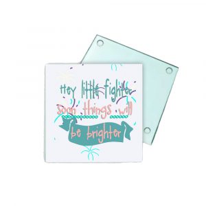 Posavasos de cristal, little fighter