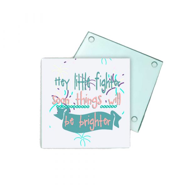Posavasos de cristal, little fighter