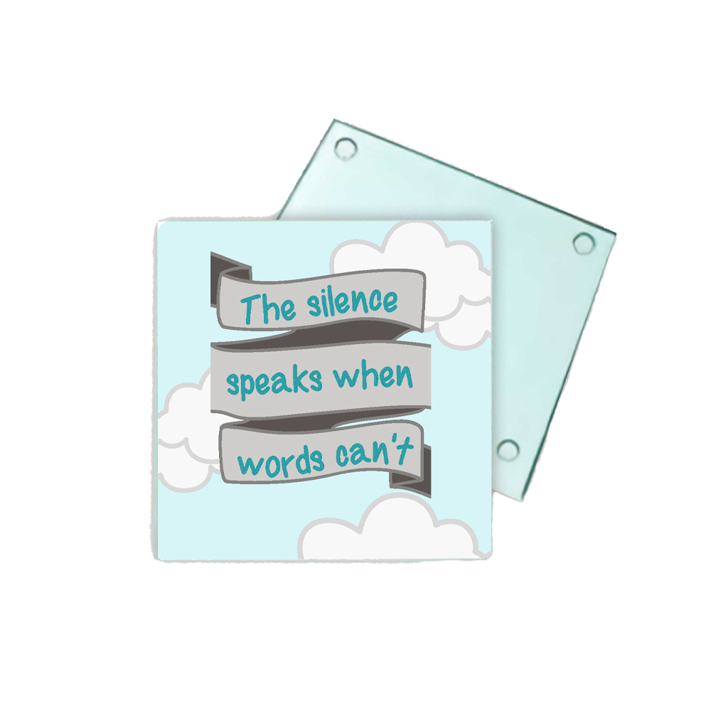 Posavasos de cristal, The silence speaks