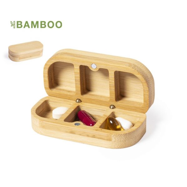 Pastillero de bambú, ref:1644