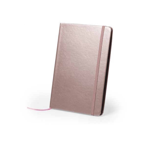 Libreta bloc notas tamaño A5, tapa polipiel dura color metalizado, Día de la Madre, las croquetas de tu madre - Imagen 2