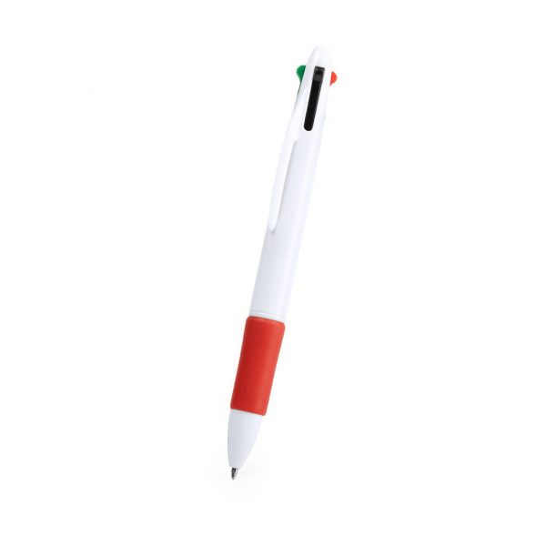 Boligrafo de 4 colores cuerpo de plastico, varios colores, ref:6336