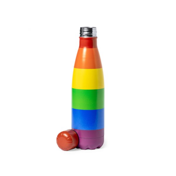 Botella termo de acero inoxidable arcoiris, 790 ml, Orgullo, Ref: 1923 - Imagen 2