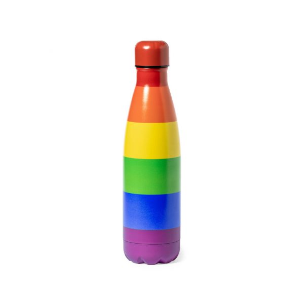 Botella termo de acero inoxidable arcoiris, 790 ml, Orgullo, Ref: 1923