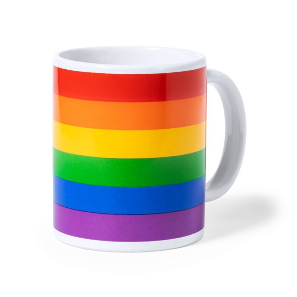 Taza cerámica arcoiris, Orgullo, Ref: 1925