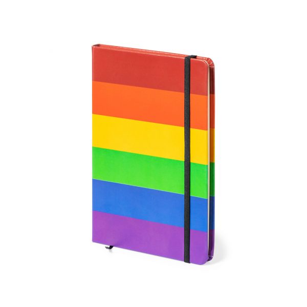 Libreta bloc notas tapa dura arcoiris, Orgullo, La oveja arcoiris de la familia - Imagen 2