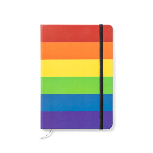 Libreta bloc notas tapa dura arcoiris, Orgullo, La oveja arcoiris de la familia - Imagen 3