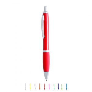 Boligrafo de cuerpo de plástico varios colores Ref.:5014