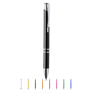 Bolígrafo con cuerpo en brillantes colores Ref: 6073