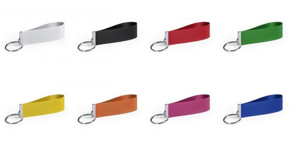Llavero personalizado en resistente poliéster y metal, Ref: 6488 - Imagen 2