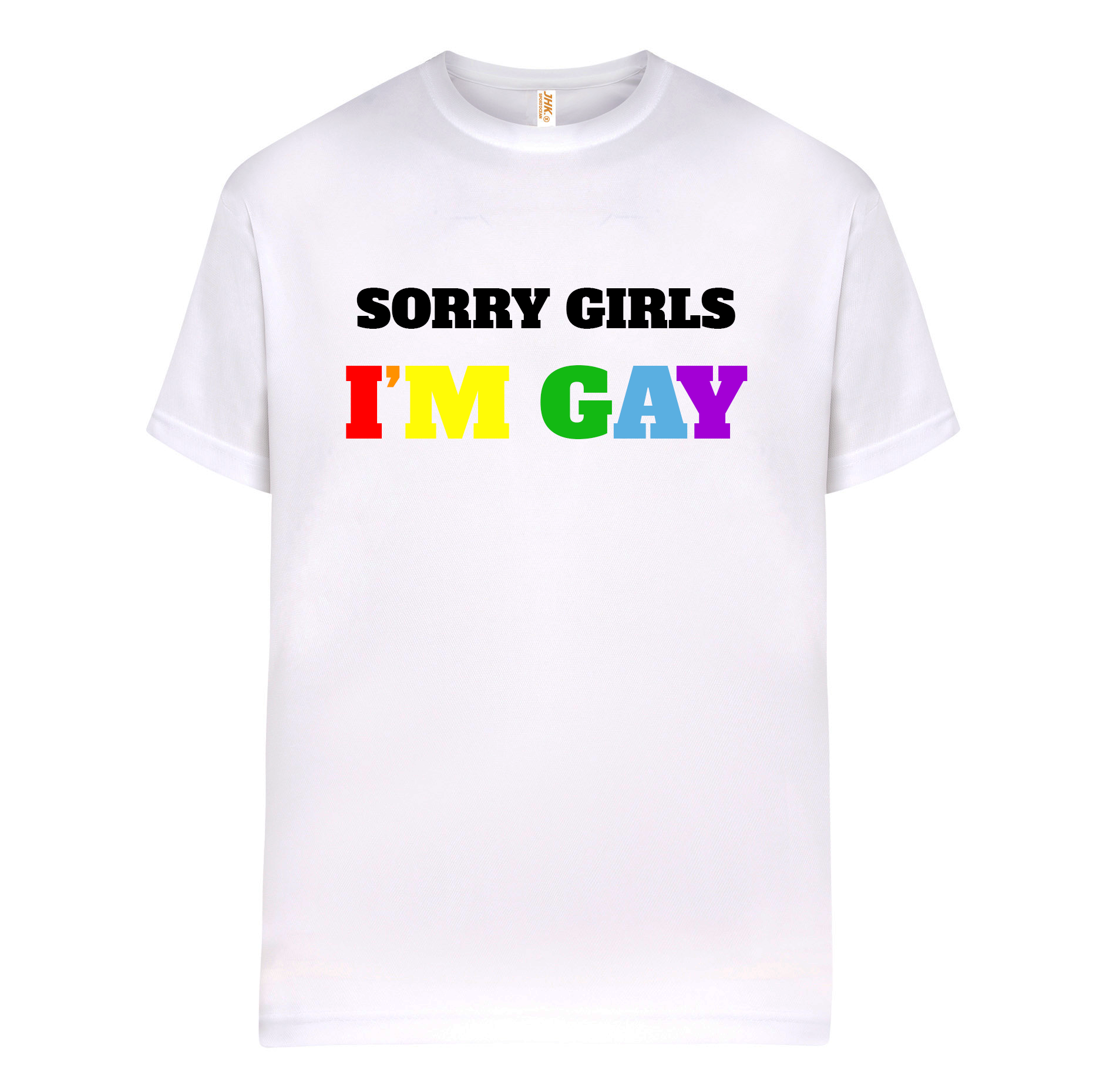 Camiseta de algodón, Orgullo, Sorry Girls I'm Gay - Imagen 2