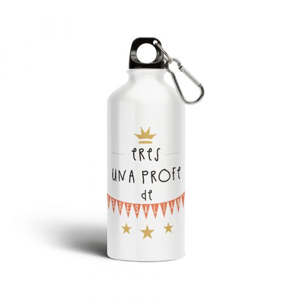 Botella cantimplora de aluminio, para profe, de sobresaliente