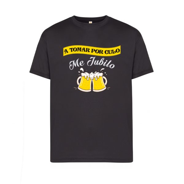 Camiseta de algodón, para jubilados, me jubilo - Imagen 2