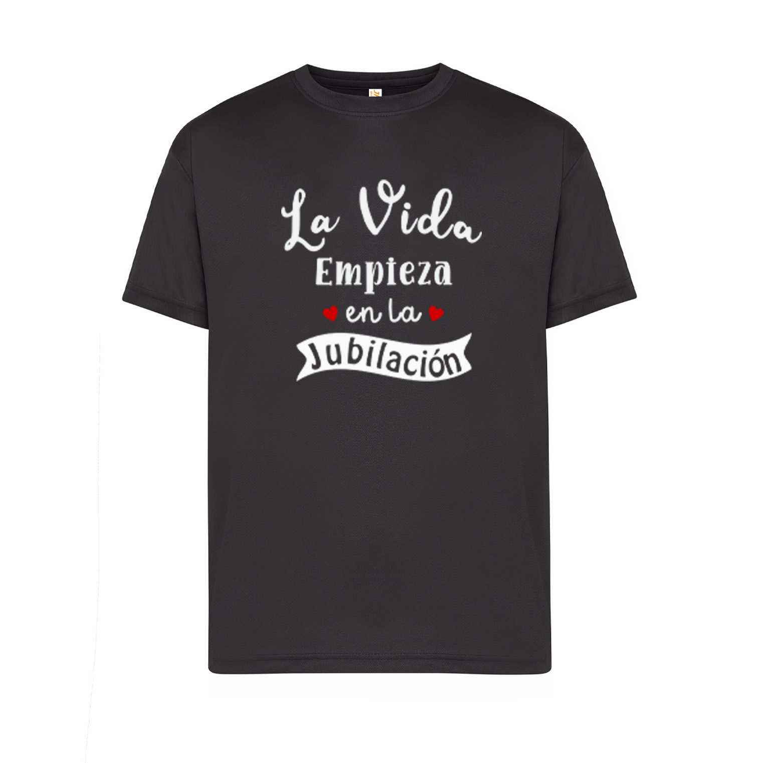 Camiseta de algodón, para jubilados, la vida empiza en la jubilación - Imagen 2