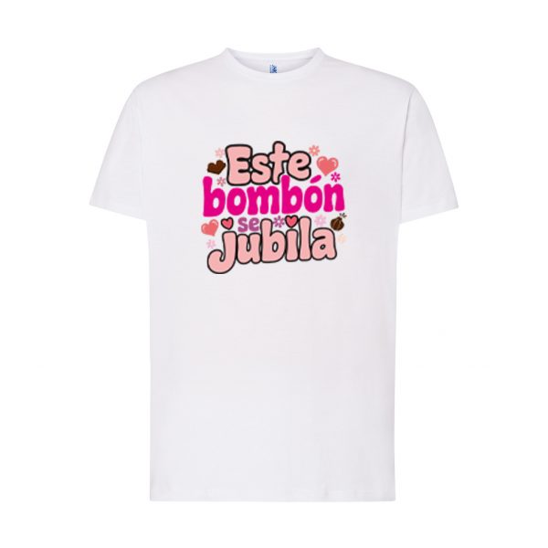 Camiseta de algodón, para jubilados, este bombón se jubila