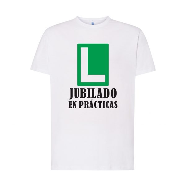 Camiseta de algodón, para jubilados, jubilado en prácticas